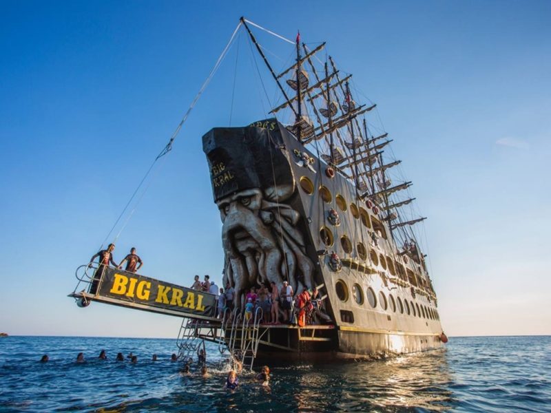 Antalya Big Kral Pirate Boat Trip Up To Off Official Booking Site