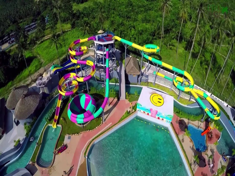 Samui Water Park Pink Elephant