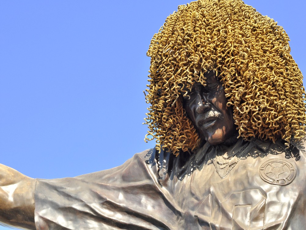 Carlos El Pibe Valderrama Statue