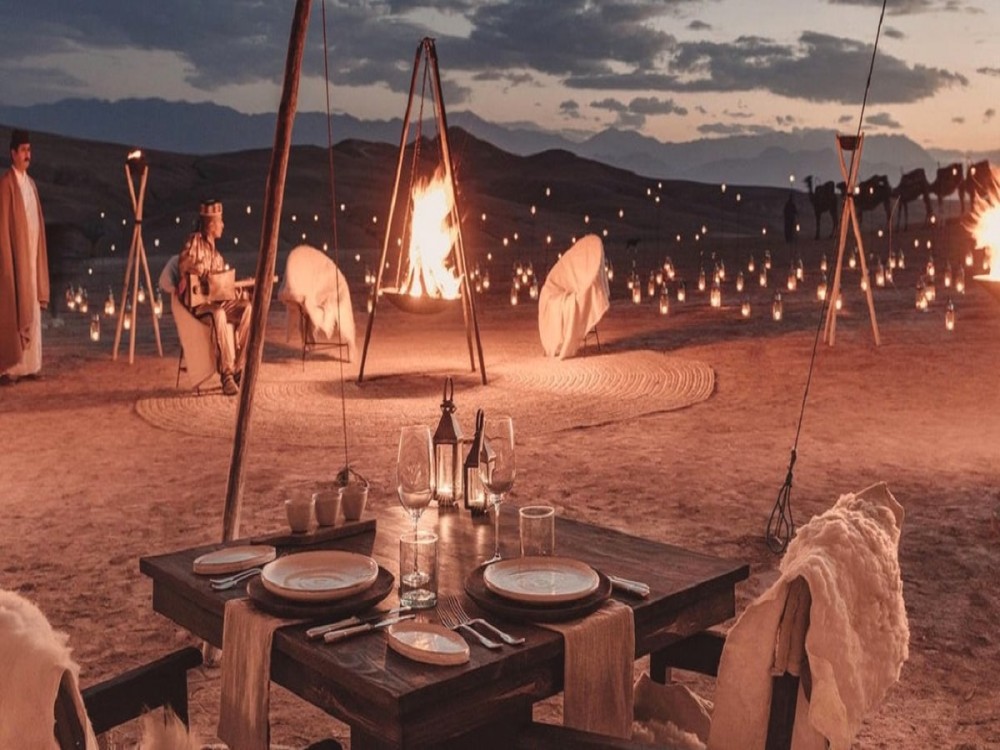 Dinner Show in Agafay Desert with Quad Bike & Camels
