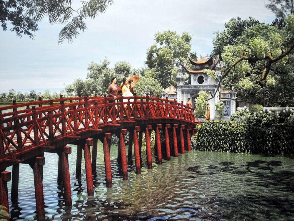 Hoan Kiem Lake and Ngoc Son Temple