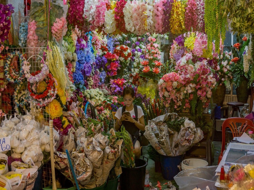 Pak Klong Talad Flower Market