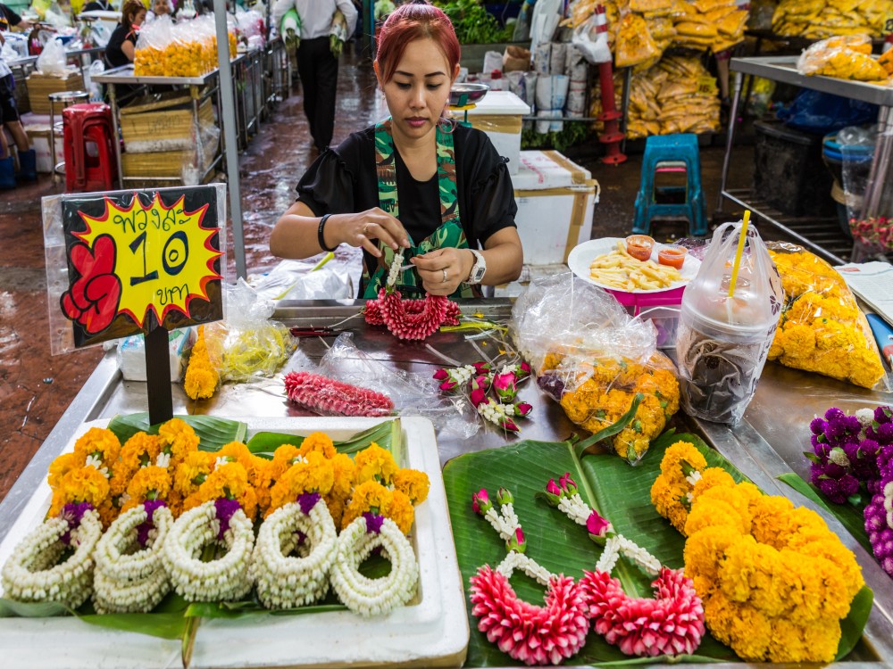Pak Klong Talad Flower Market
