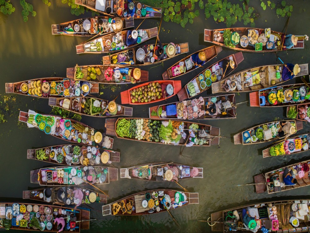 Tha Kha Floating Market