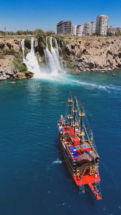 Antalya: Lara Pirate Boat Trip w/Unlimited Soft Drinks, Lunch & Hotel Transfer | ®ExcursionMania