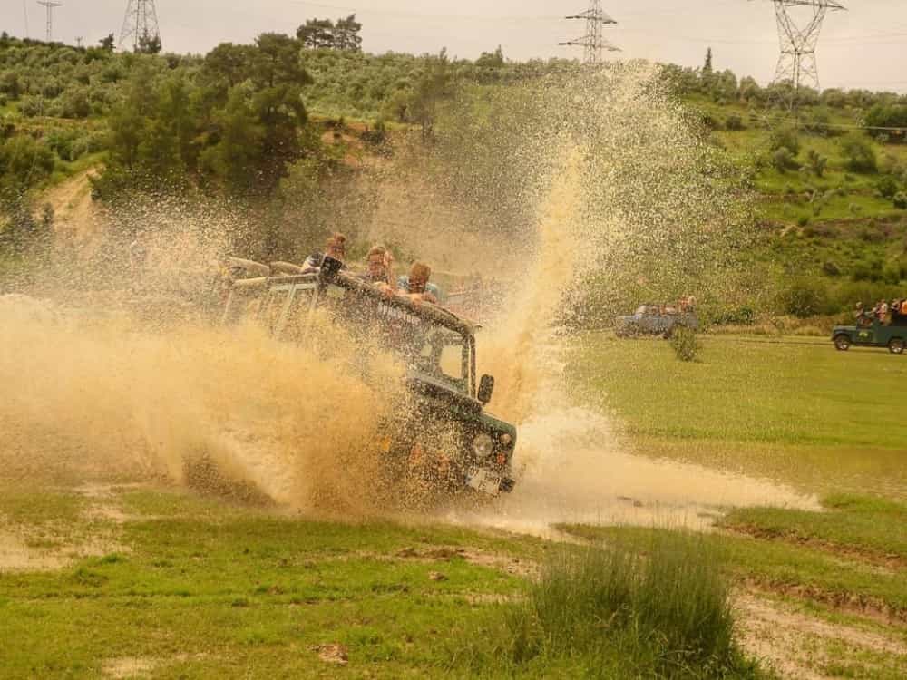 Side: Side Jeep Safari w/Green Canyon Boat Trip & Lunch | ®ExcursionMania