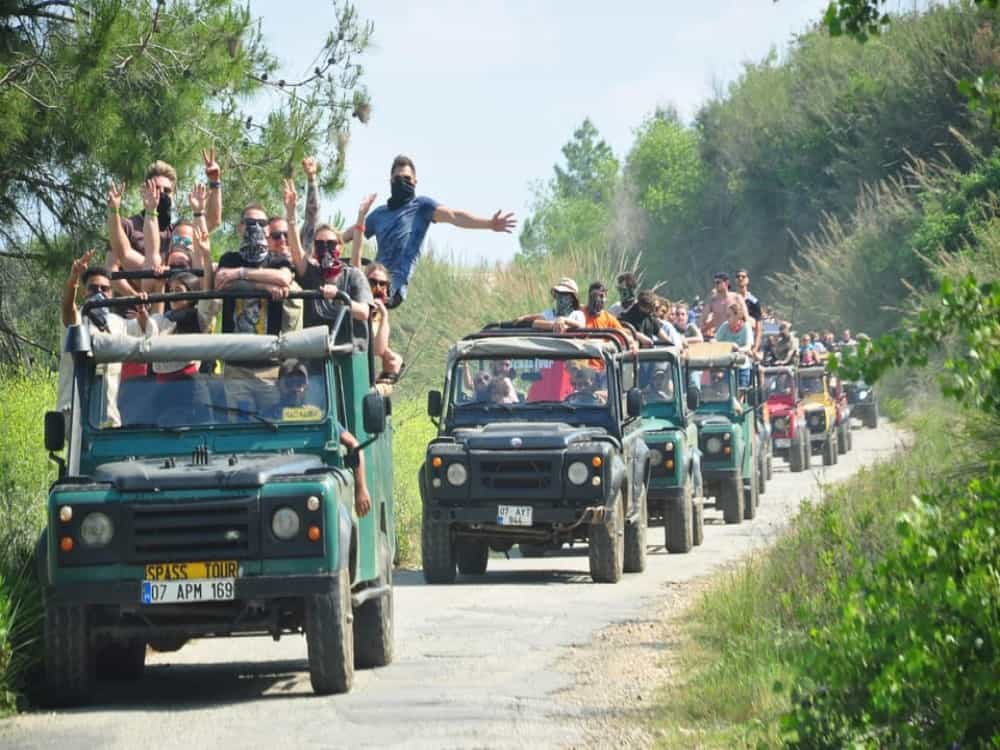 Side: From City of Side: Jeep Safari & Green Lake Cruise w/Lunch | ®ExcursionMania