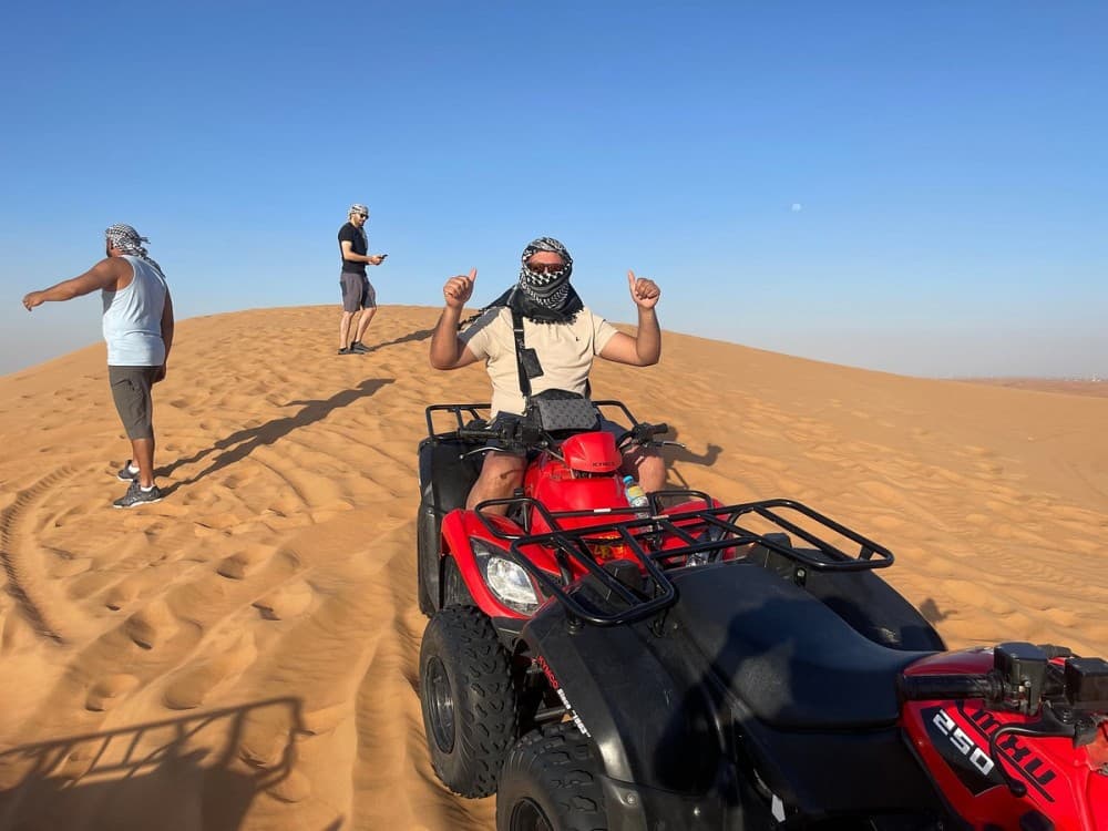 Dubai: Quad Bike Safari, Camels & Al Khayma Camp BBQ Dinner | ®ExcursionMania