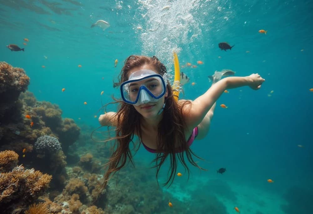 Hurghada: Dolphin & Coral Reef Snorkeling Tour with Lunch | ®ExcursionMania