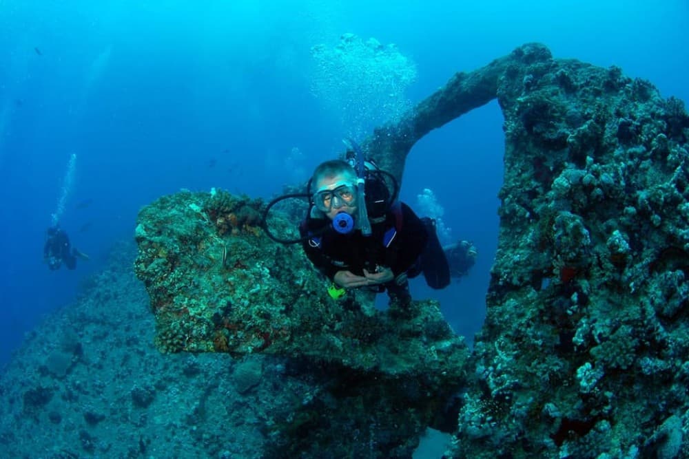 From Sharm: Ras Muhammed & White Island By Boat & intro Dive | ®ExcursionMania
