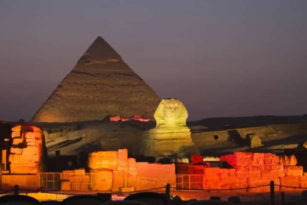 Cairo: Sound and Light Show at Giza Pyramids | ®ExcursionMania