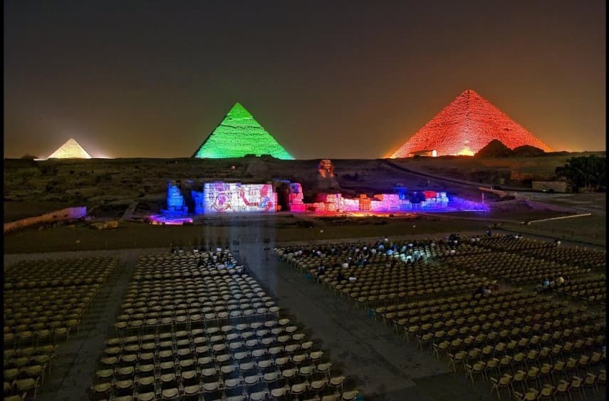 Cairo: Sound and Light Show at Giza Pyramids | ®ExcursionMania