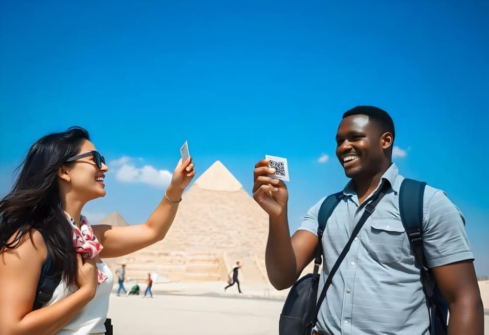 Cairo: Pyramids of Giza Plateau QR Ticket - Skip The Line | ®ExcursionMania