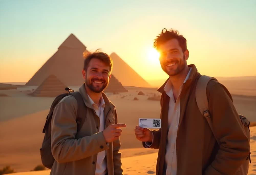 Cairo: Pyramids of Giza Plateau QR Ticket - Skip The Line | ®ExcursionMania