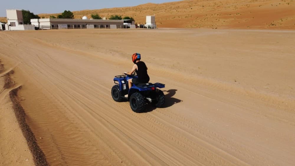 Muscat: Desert Quad Bike & Wadi Bani Khalid Tour | ®ExcursionMania