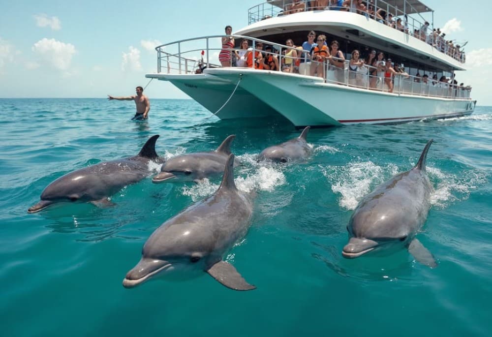 Hurghada: Snorkeling Dolphin Watching & Banana Boat Fun | ®ExcursionMania