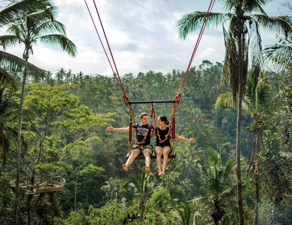 Bali: Swing with Falls Rice Terrace & Monkey Forest Option | ®ExcursionMania