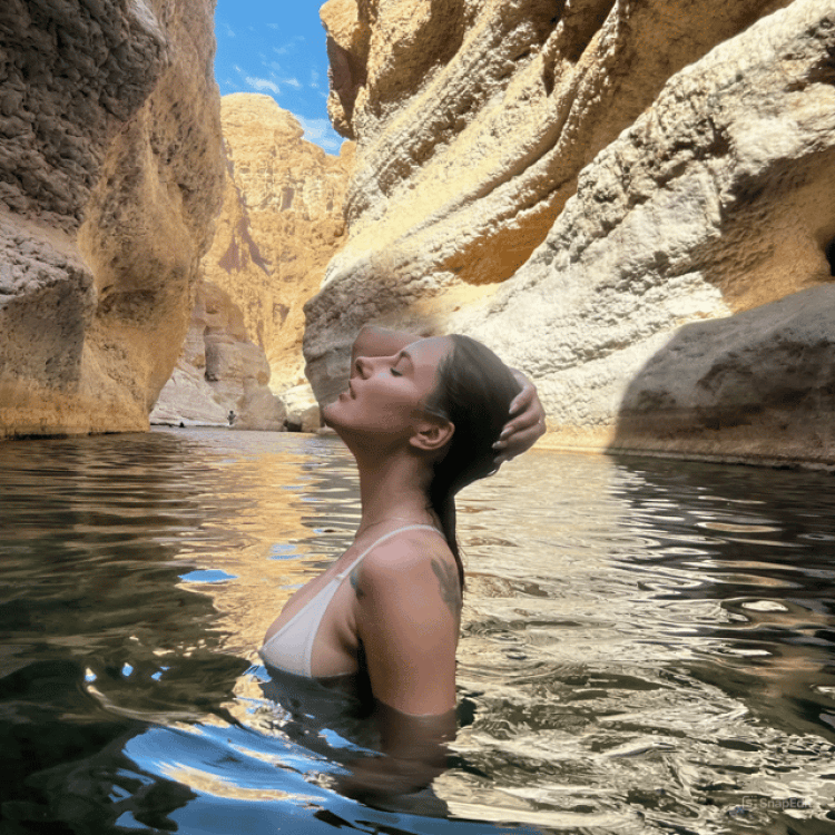 From Muscat: Wadi Shab  Bimmah Sinkhole FullDay Tour | ®ExcursionMania