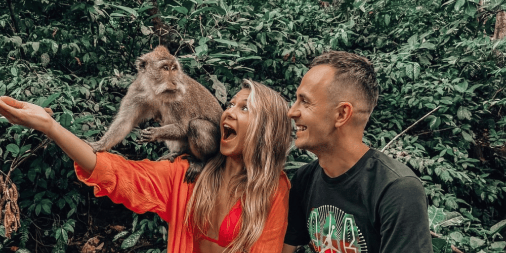 Ubud: Monkey Forest Sanctuary  Jungle Swing HalfDay Tour | ®ExcursionMania