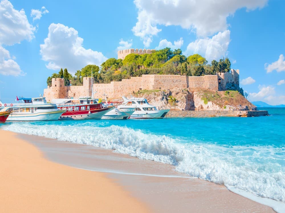 Kuşadası: Full-Day Kusadasi Boat Trip: Scenic Stops, Swimming & Lunch | ®ExcursionMania