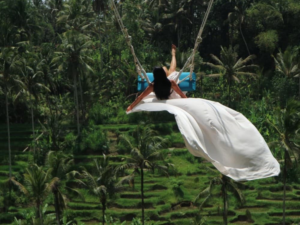 Ubud: Sky Bike Adventure, Swing & Rice Terrace with Transfer | ®ExcursionMania