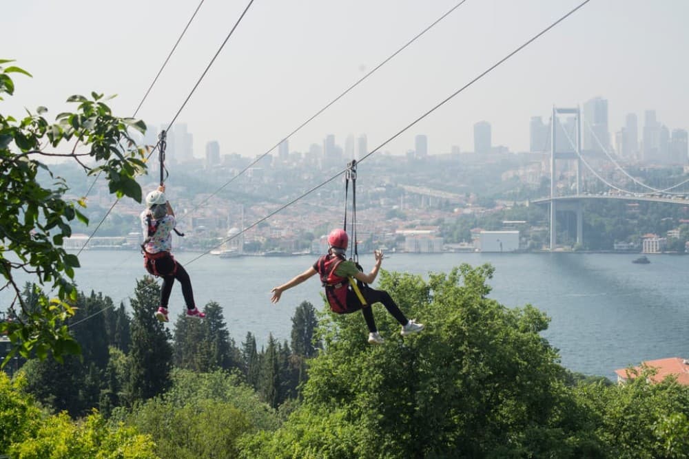 Istanbul: Zipline Adventure with Bosphorus View | ®ExcursionMania