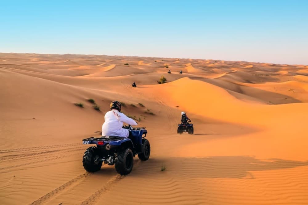Dubai: Red Dunes Quad Bike, Dune Buggy, Camel & Refreshments | ®ExcursionMania