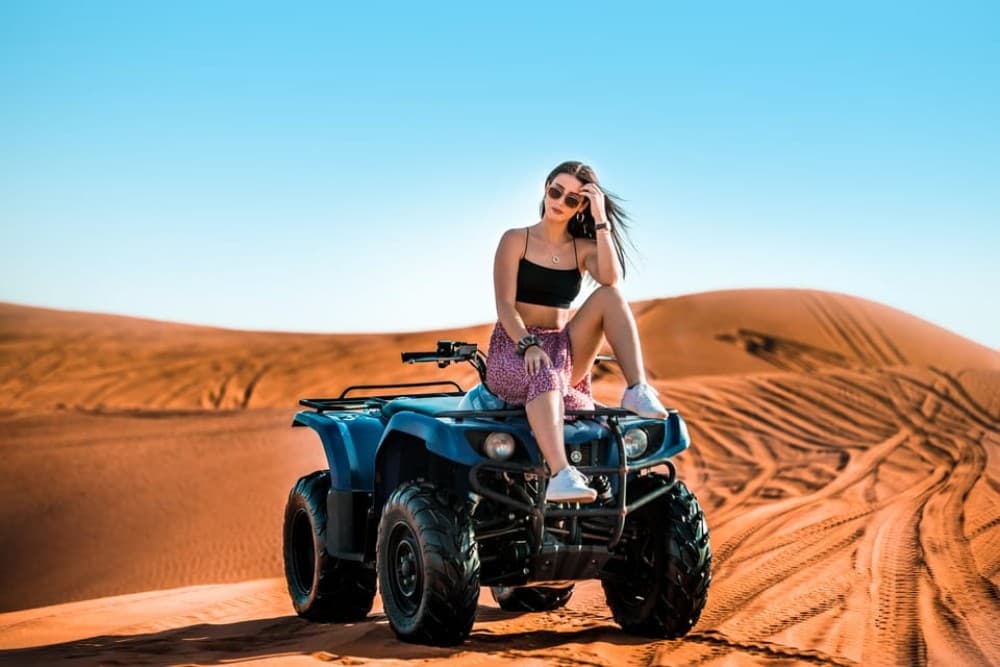 Dubai: Red Dunes Quad Bike, Dune Buggy, Camel & Refreshments | ®ExcursionMania