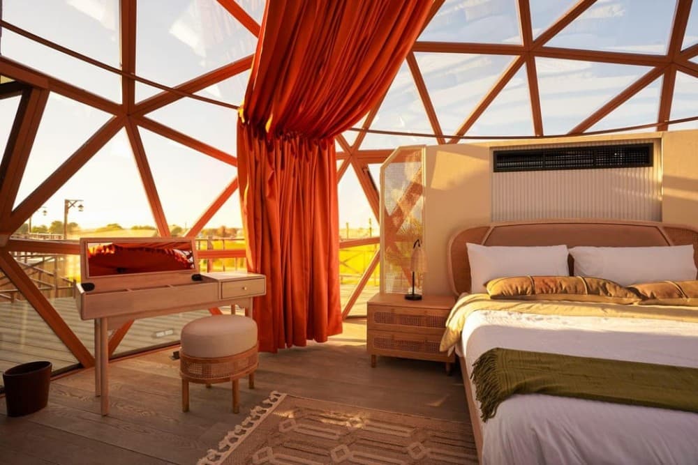 Dubai: Al Marmoom Domes Desert Glamping & Dining Experience | ®ExcursionMania