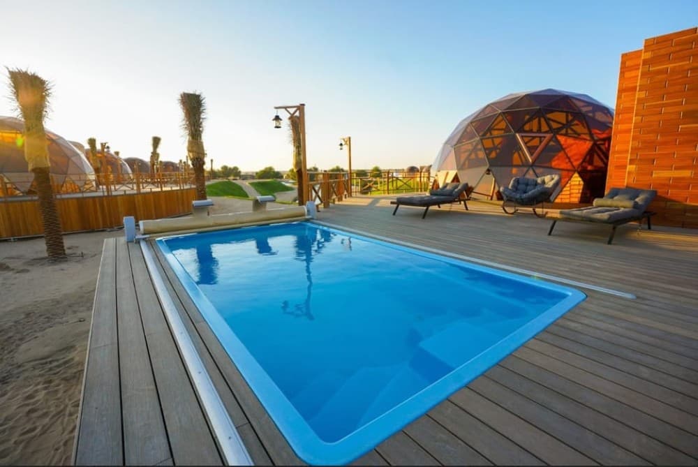 Dubai: Al Marmoom Domes Desert Glamping & Dining Experience | ®ExcursionMania