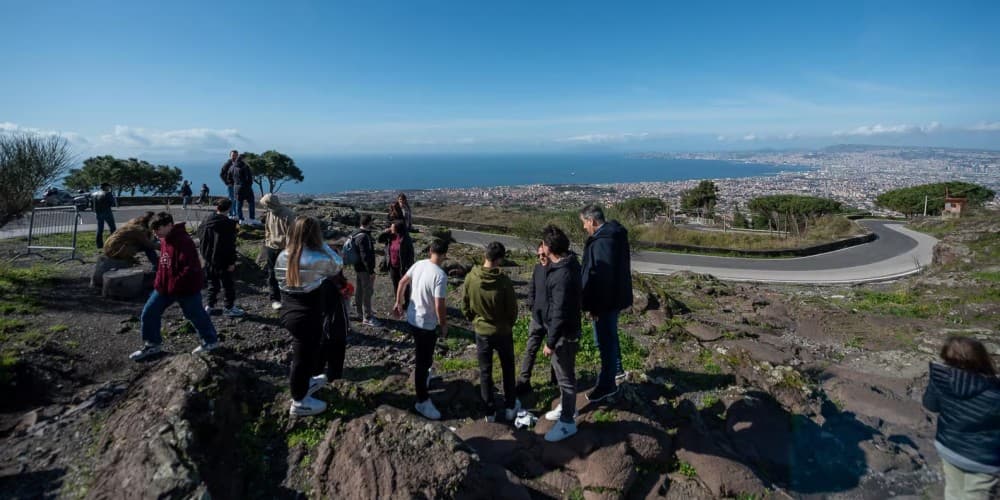 From Sorrento: Pompeii and Vesuvius Guided Tour with Lunch | ®ExcursionMania