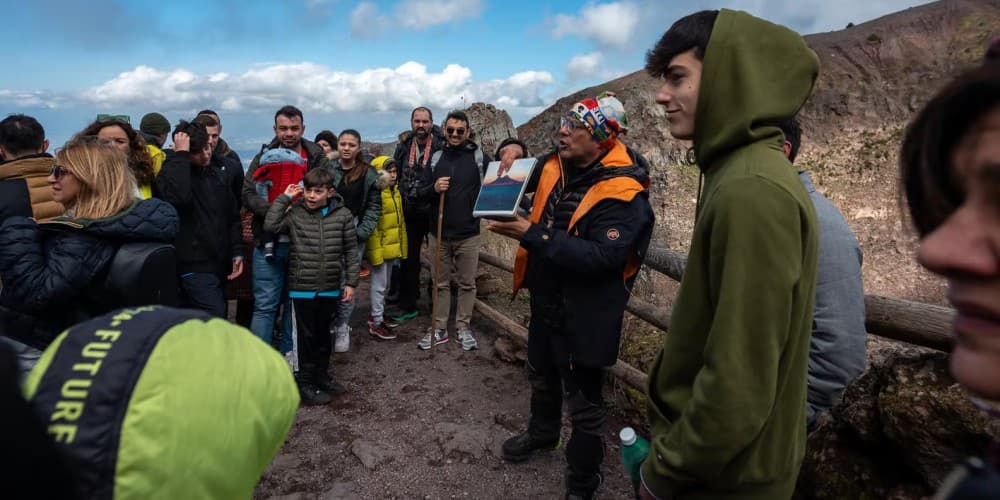 From Sorrento: Pompeii and Vesuvius Guided Tour with Lunch | ®ExcursionMania