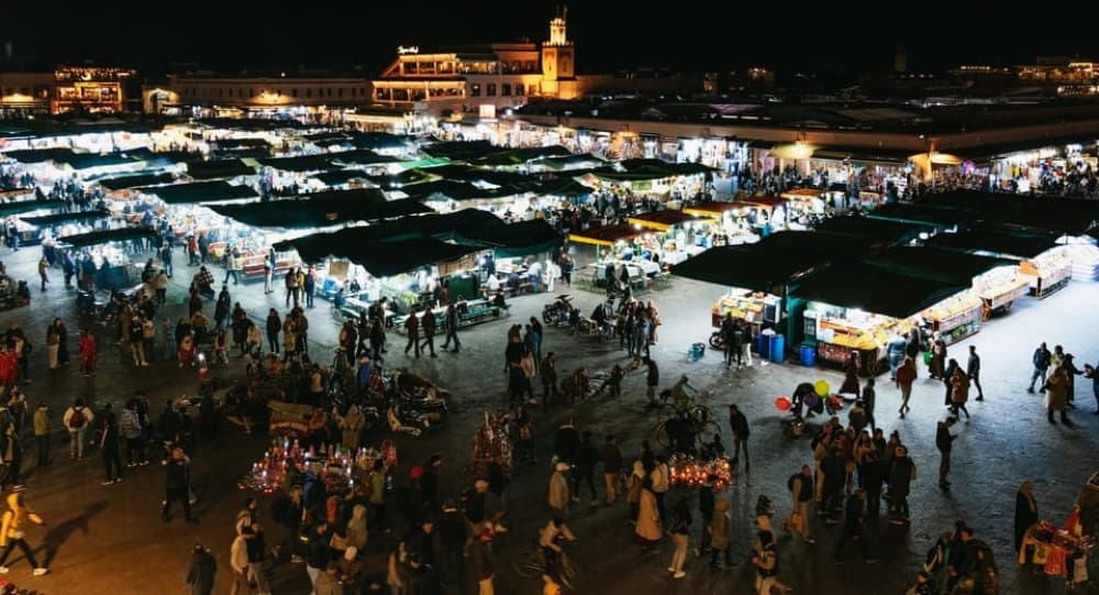 Marrakech: Medina by Night Walking Tour with Moroccan Tea | ®ExcursionMania
