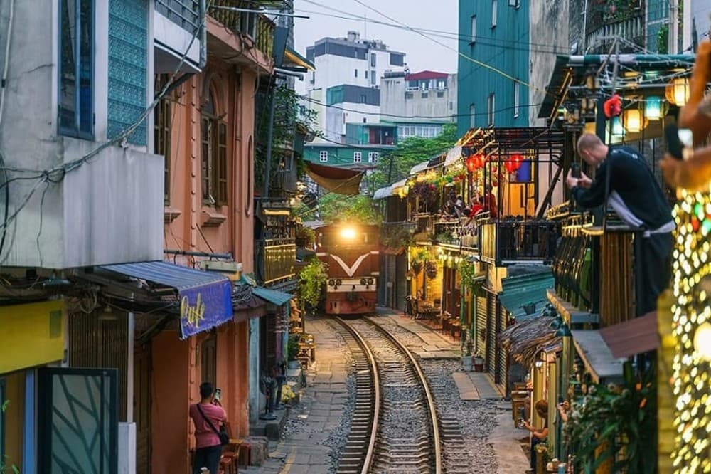 Discover Hanoi Train Street and Treasure on a Motorbike Tour | ®ExcursionMania