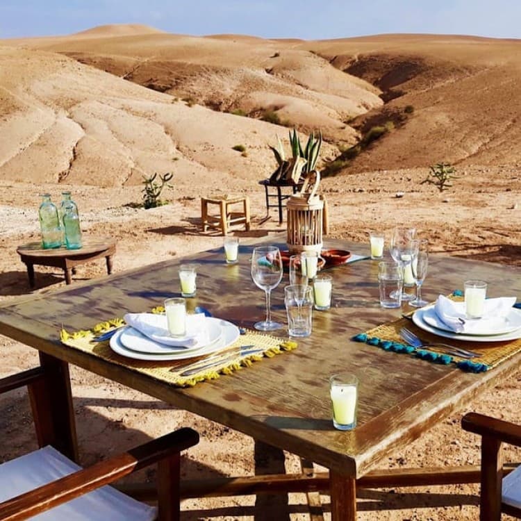 Dinner in Agafay desert from Marrakech & camel riding | ®ExcursionMania