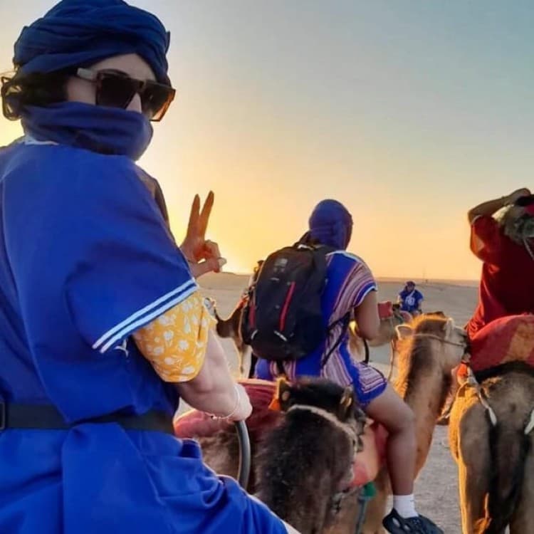 From Marrakech: Agafay Desert Horse ride with sunset | ®ExcursionMania