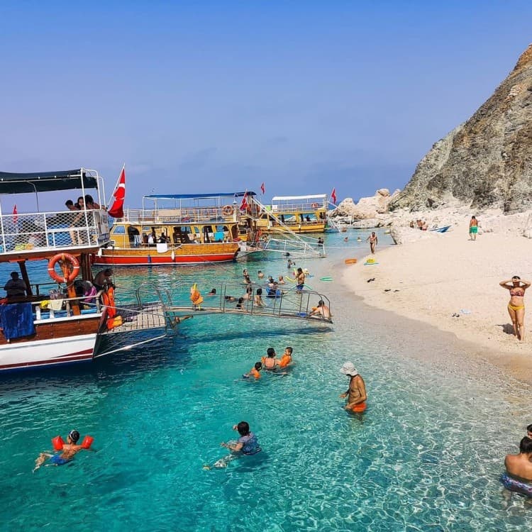 Full-Day Suluada Island Boat Trip with Lunch from Kemer | ®ExcursionMania