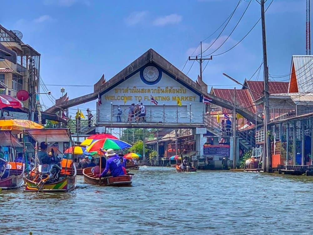 Bangkok: Damnoen Saduak and Mae Klong Train Markets | ®ExcursionMania