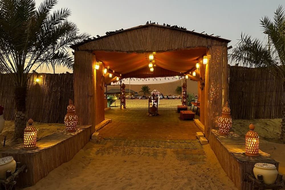 Abu Dhabi: Evening Desert Safari with Camel Ride, BBQ & Live Show | ®ExcursionMania