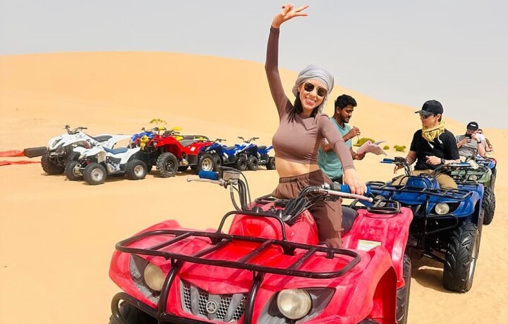 Abu Dhabi Morning Desert Safari with Camel Ride | ®ExcursionMania