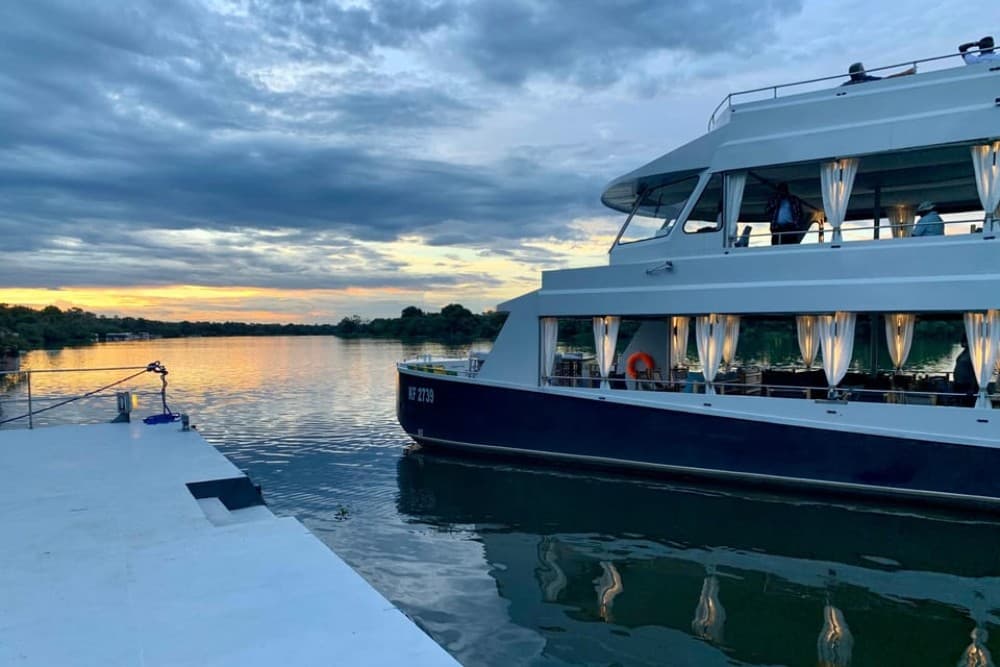 Boat Cruise : Luxury Sunset Cruise on The Zambezi Explorer | ®ExcursionMania