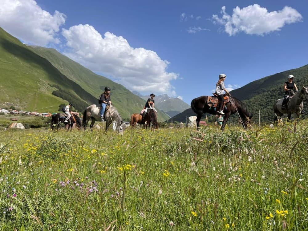 Tbilisi: Kazbegi Mountains 2-Day Tour with Horse Riding | ®ExcursionMania