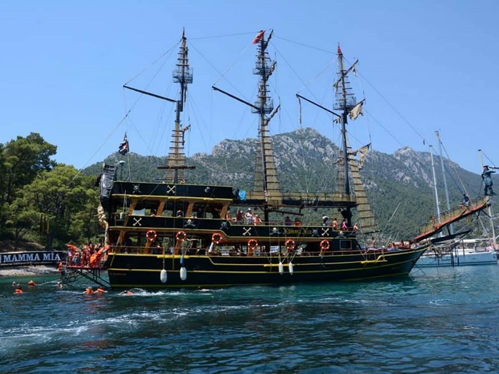Marmaris: Marmaris Pirate Boat Embark on a Swashbuckling Pirate Cruise | ®ExcursionMania