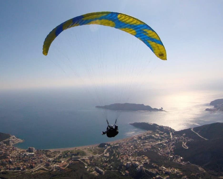 Budva: Paragliding Flying Experience | ®ExcursionMania