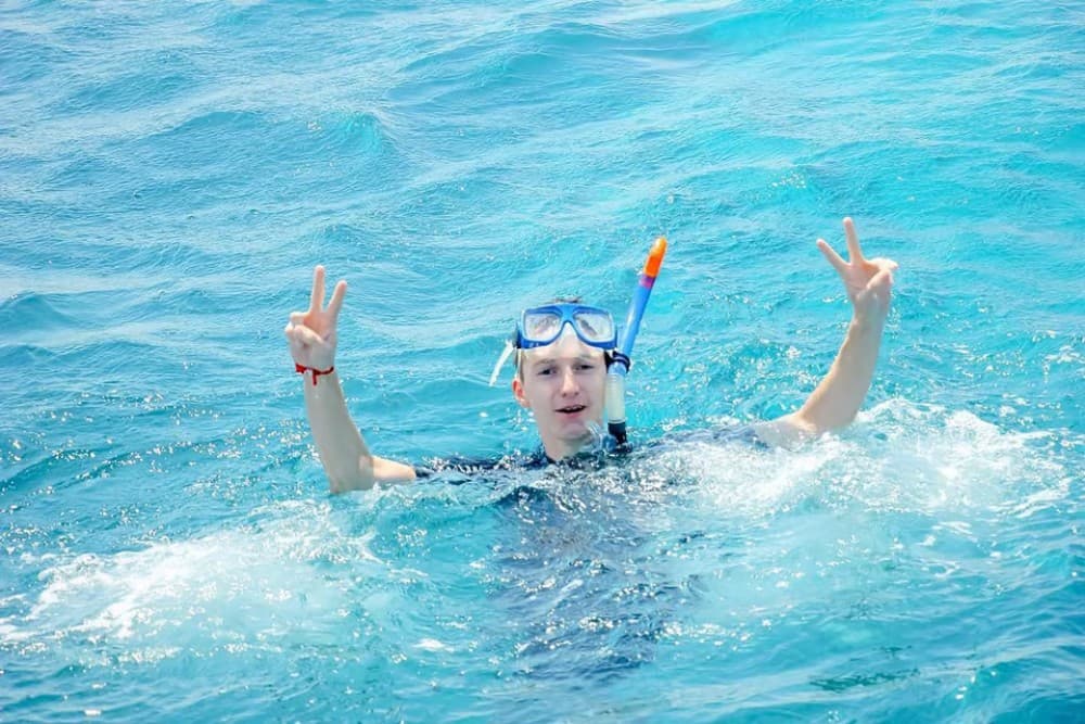 From Hurghada: Orange Island Snorkeling Cruise with Lunch | ®ExcursionMania