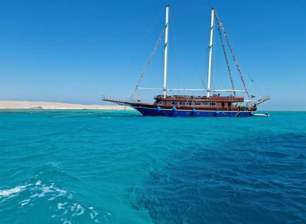 Sharm: Pirates Sailing Boat cruise with transfers & lunch | ®ExcursionMania