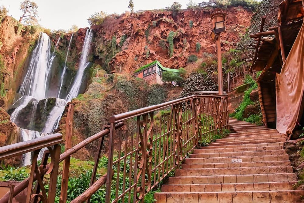 From Marrakech: Ouzoud Waterfalls Guided Hike and Boat Trip | ®ExcursionMania