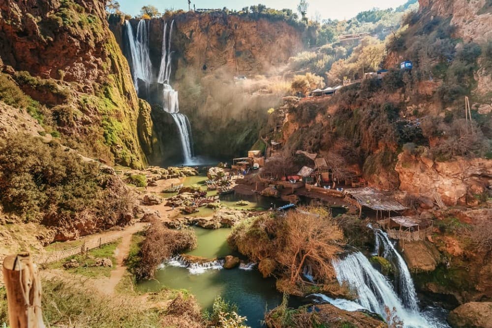 From Marrakech: Ouzoud Waterfalls Guided Hike and Boat Trip | ®ExcursionMania