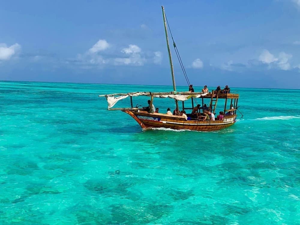 Zanzibar: Mnemba Boat Trip Dolphins Adventure trip | ®ExcursionMania