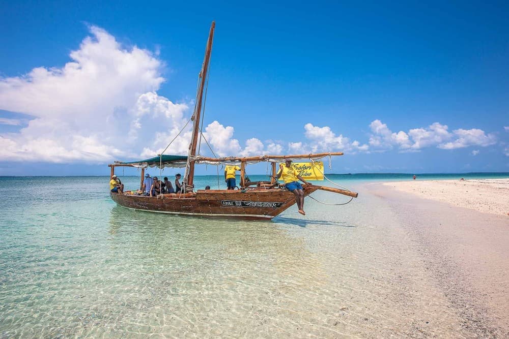 From Paje/Jambian: Safari Blue Snorkelling with Lunch | ®ExcursionMania